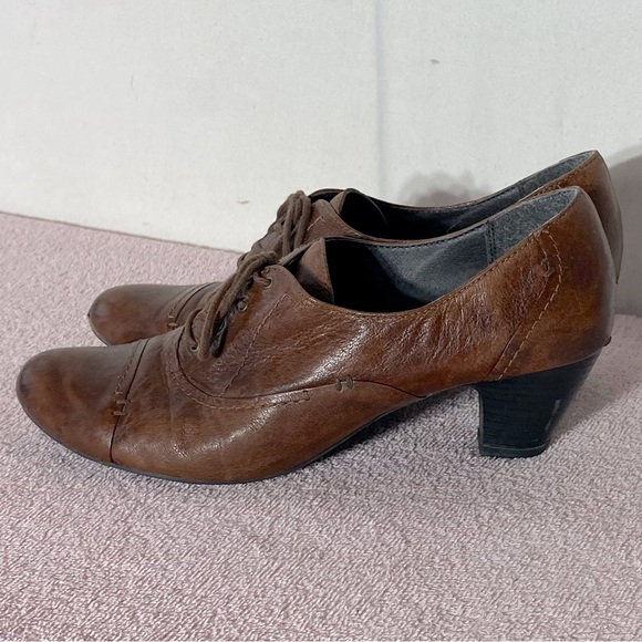 Sekoia Brown Leather Lace Up Shoes 41 - Picture 3 of 15